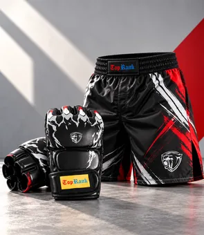 MMA GLOVES AND SHORTS